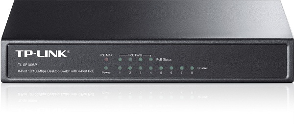 TL-SF1008P 8-Port Switch