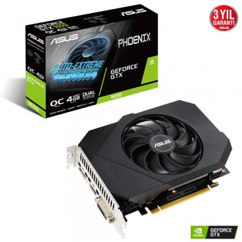 ASUS PH-GTX1650-O4GD6 GDDR6 4GB HDMI DVI 128Bit 