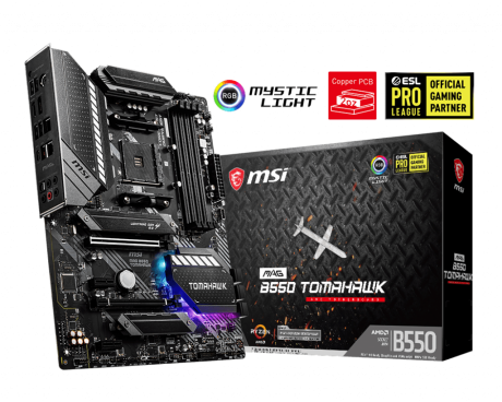 MSI MAG B550 TOMAHAWK DDR4 5100(OC)Mhz ATX AM4