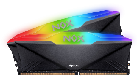 Apacer DDR4 3000MHZ NOX RGB AURA BLACK RAM 8GB (AH4U08G30C08YNBAA-1)