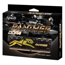 Apacer Panther Black-Gold 8GB (1x8GB) 3200MHz CL16 DDR4 Gaming Ram (AH4U08G32C28Y7GAA-1)