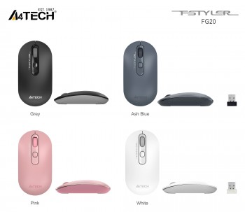 A4 TECH FG20 OPTIK MOUSE NANO USB MAVİ 2000 DPI