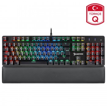 GAMEPOWER OGRE RGB MEKANIK KLAVYE TÜRKÇE Q KIRMIZI SWITCH