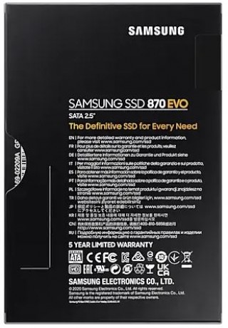 2TB SAMSUNG 870 560/530MB/s EVO MZ-77E2T0BW SSD (Resmi Distribütör Garantili)