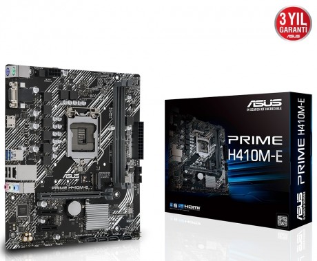 ASUS PRIME H510M-E 3200Mhz(OC) DDR4 HDMI DP VGA mATX 1200p