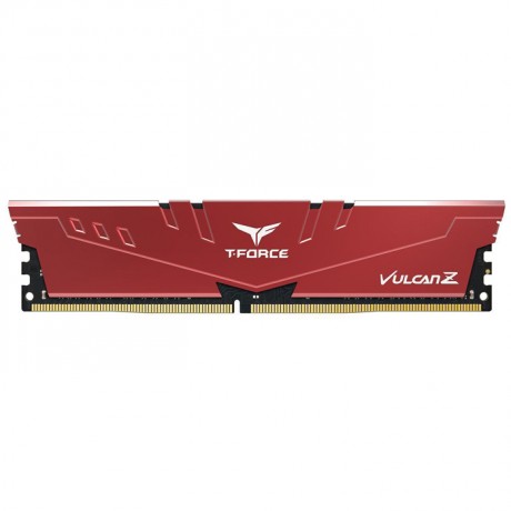 Team T-Force Vulcan Z Red 16GB(1x16GB) 3200Mhz CL16 DDR4 Gaming Ram (TLZRD416G3200HC16F01)