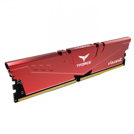 Team T-Force Vulcan Z Red 16GB(1x16GB) 3200Mhz CL16 DDR4 Gaming Ram (TLZRD416G3200HC16F01)