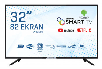 ONVO OV32150 32” HD UYDU ALICILI ANDROİD SMART LED