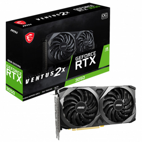 MSI GEFORCE RTX 3050 VENTUS 2X 8G OC 8GB GDDR6 128BIT