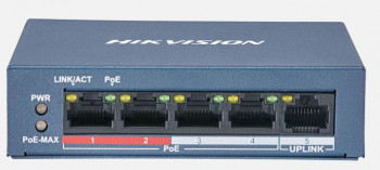 HIKVISION DS-3E0105P-E/M(B) 4xFE+1xFE 35W POE SWITCH 