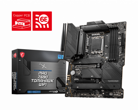 MSI MAG Z690 TOMAHAWK WIFI DDR5 6400(OC) M.2 ATX 1700p