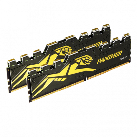 Apacer Panther-Golden 16 GB (2x8GB) 3600 Mhz CL18 DDR4 Gaming RAM (AH4U16G36C25Y7GAA-2)