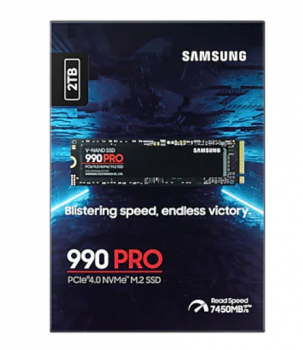 2TB SAMSUNG 990 PRO 7450/6900MB/s M.2 NVMe MZ-V9P2T0BW (Resmi Distribütör Garantili)