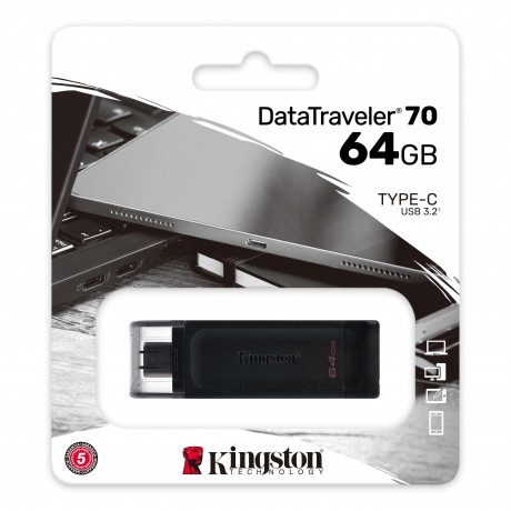 64GB USB-C 3.2 GEN1 DT70/64GB KINGSTON