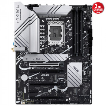 ASUS PRIME Z790-P WiFİ 7200Mhz(OC) DDR5 M.2 ATX 1700p 