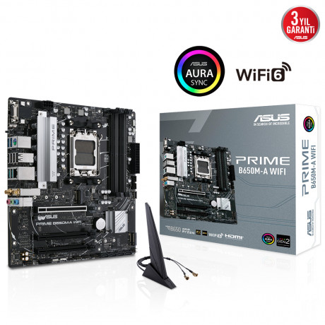 ASUS PRIME B650M-A WIFI DDR5 6400MHZ AM5 mATX