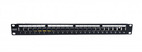 DIGITUS DN-91411-1 24PORT RAF TİPİ PPANEL 1U SİYAH