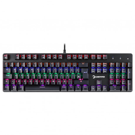 GAMEPOWER OGRE RAINBOW 60M MEKANIK RED SWITCH KLAVYE