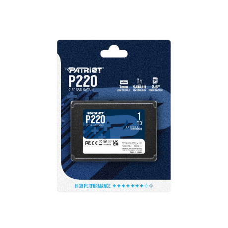 Patriot P220 1TB 550/500MB/s 2.5