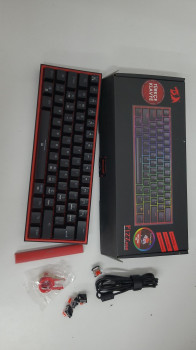 Redragon K617 Fizz RGB Red Switch Kablolu Siyah Compact Gaming (Oyuncu) Klavye (OUTLET)