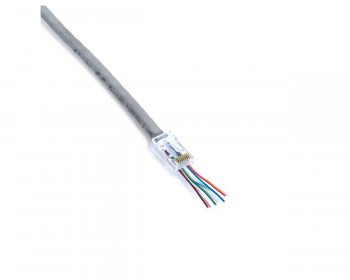 FRISBY FNW-RJ4528N EZ RJ45 CAT6 YENİ NESİL DELİKLİ KONEKTÖR