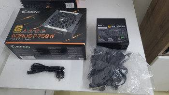 Gigabyte Aorus GP-AP750GM 750W 80+ Gold Modüler 135mm Fan Power Supply (OUTLET)