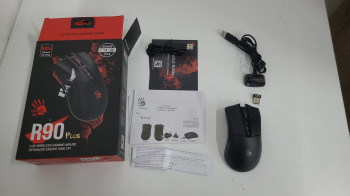 Bloody R90 Plus 5.000 CPI 8 Tuş Optik Siyah Kablosuz Gaming (Oyuncu) Mouse (OUTLET)