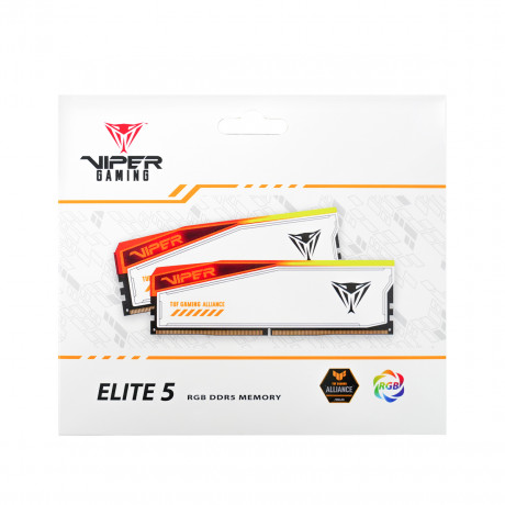 Patriot Viper Elite 5 RGB TUF 32GB (2x16GB) DDR5 6600MHz CL34 Gaming Ram (Bellek) (PVER532G66C34KT)