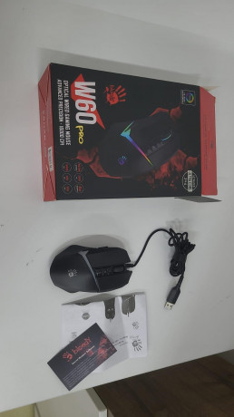 Bloody W60 Pro 16.000 CPI 10 Tuş Optik RGB Siyah Kablolu Gaming (Oyuncu) Mouse (OUTLET)