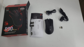 Bloody R90 Plus 5.000 CPI 8 Tuş Optik Siyah Kablosuz Gaming (Oyuncu) Mouse (OUTLET)