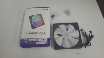 NZXT F140RGB Core RF-C14SF-B1 140mm Tekli Siyah Kasa Fanı (OUTLET)