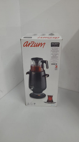 Arzum AR3083 Ehlikeyf 2200W Cam Demlikli Semaver (OUTLET)