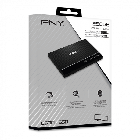 PNY CS900 250GB 535/500MB/s 2,5