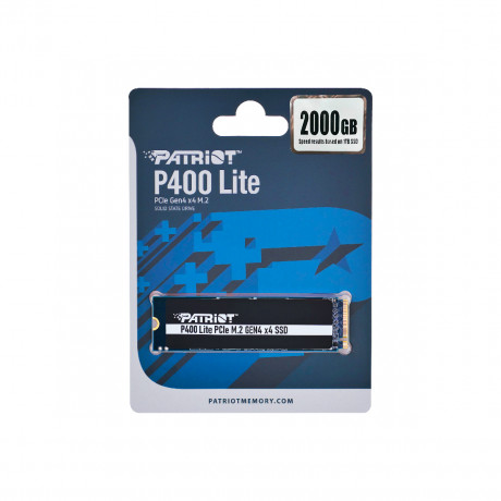 Patriot P400 Lite 2TB 3500/2700MB/s NVMe M.2 SSD Disk (P400LP2KGM28H)