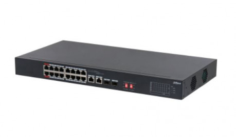 DAHUA PFS3218-16ET-135 16 PORT 16XFE-2XGE-2XGE/SFP 135W YÖNETİLEMEZ POE SWİTCH